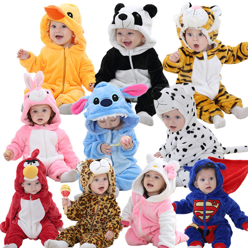 Cartoon pajamas warm winter